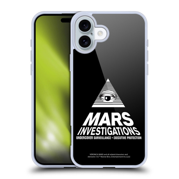 Veronica Mars Graphics Logo Soft Gel Case for Apple iPhone 16 Plus