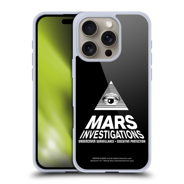 Veronica Mars Graphics Logo Soft Gel Case for Apple iPhone 16 Pro