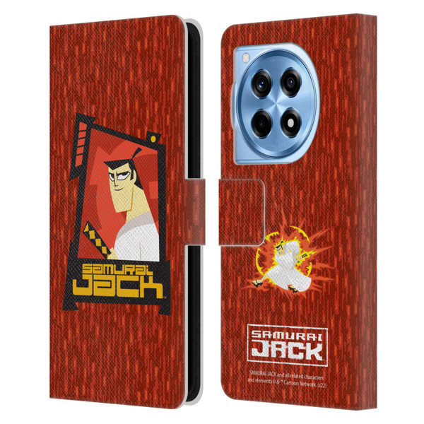 Samurai Jack Graphics Character Art 2 Leather Book Wallet Case Cover For OnePlus 12R