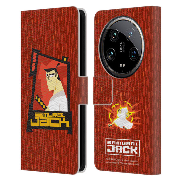 Samurai Jack Graphics Character Art 2 Leather Book Wallet Case Cover For Xiaomi 14 Ultra