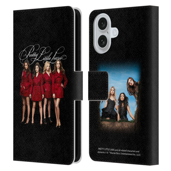 Pretty Little Liars Graphics Characters Leather Book Wallet Case Cover For Apple iPhone 16