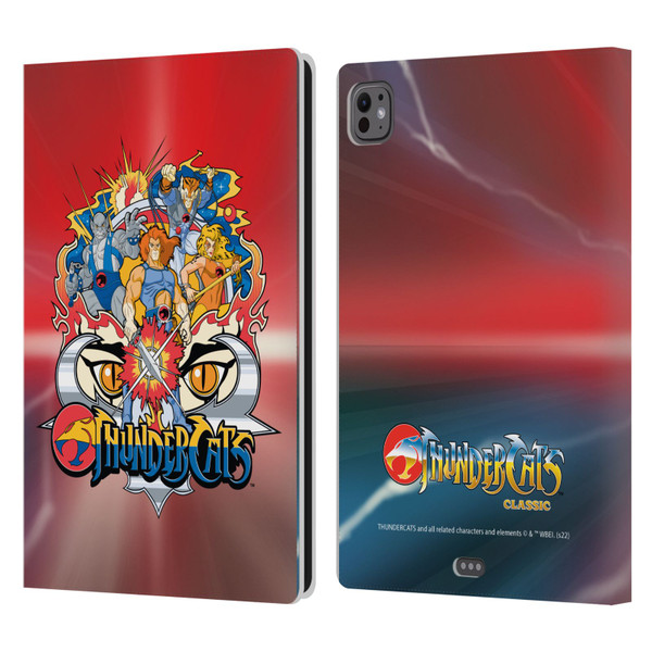 Thundercats Graphics Characters Leather Book Wallet Case Cover For Apple iPad Pro 11 M4 2024