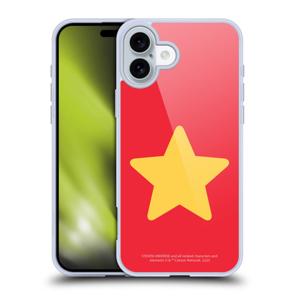 Steven Universe Graphics Logo Soft Gel Case for Apple iPhone 16 Plus