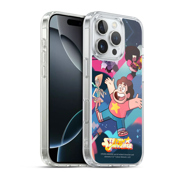 Steven Universe Graphics Characters Soft Gel Case for Apple iPhone 16 Pro & MagSafe