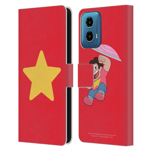 Steven Universe Graphics Logo Leather Book Wallet Case Cover For Motorola Moto G34 5G