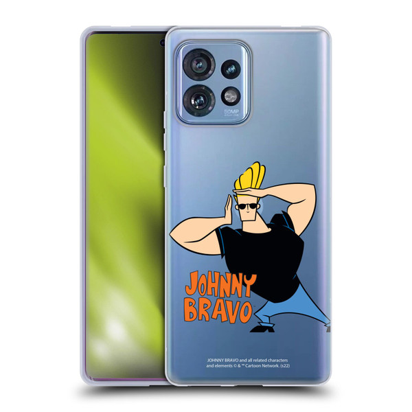 Johnny Bravo Graphics Character Soft Gel Case for Motorola Moto Edge 40 Pro