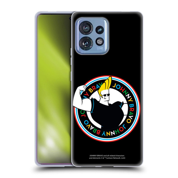 Johnny Bravo Graphics Logo Soft Gel Case for Motorola Moto Edge 40 Pro