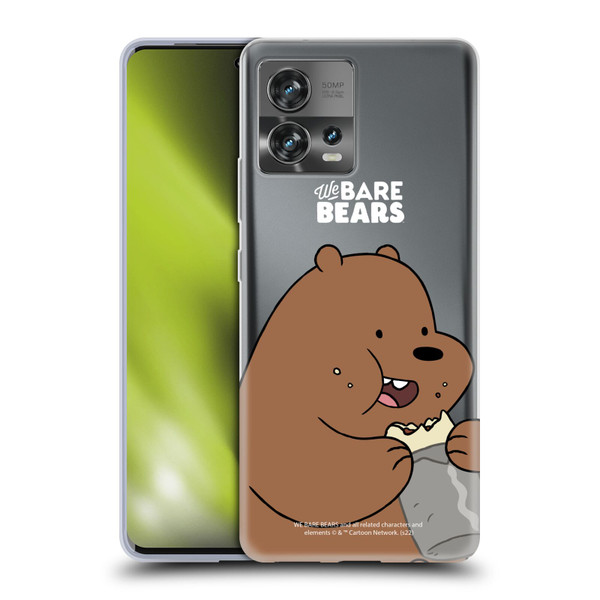 We Bare Bears Character Art Grizzly Soft Gel Case for Motorola Moto Edge 30 Fusion