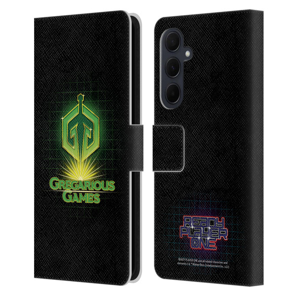 Ready Player One Graphics Logo Leather Book Wallet Case Cover For Samsung Galaxy A35 5G