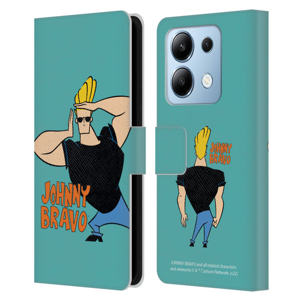 Johnny Bravo Graphics Character Leather Book Wallet Case Cover For Xiaomi Redmi Note 13/13 Pro 5G