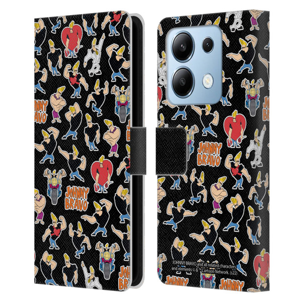 Johnny Bravo Graphics Pattern Leather Book Wallet Case Cover For Xiaomi Redmi Note 13/13 Pro 5G