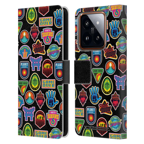 Ready Player One Graphics Collage Leather Book Wallet Case Cover For Xiaomi 14