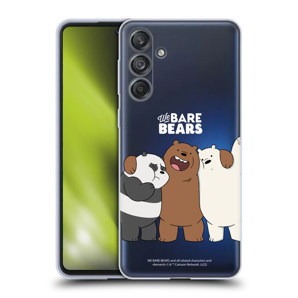 We Bare Bears Character Art Group 1 Soft Gel Case for Samsung Galaxy M55 5G