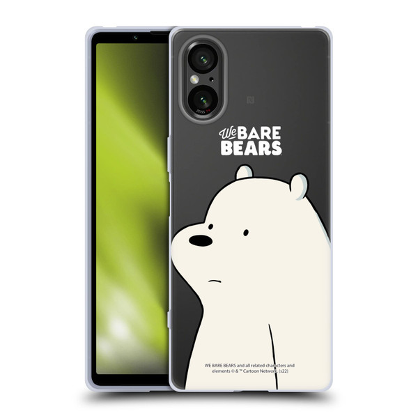 We Bare Bears Character Art Ice Bear Soft Gel Case for Sony Xperia 5 V 5G