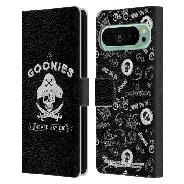 The Goonies Graphics Logo Leather Book Wallet Case Cover For Google Pixel 9 Pro XL