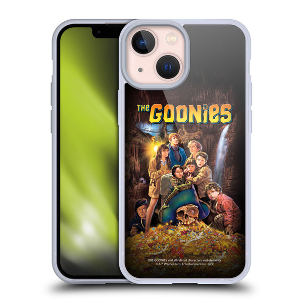 The Goonies Graphics Poster Soft Gel Case for Apple iPhone 13 Mini