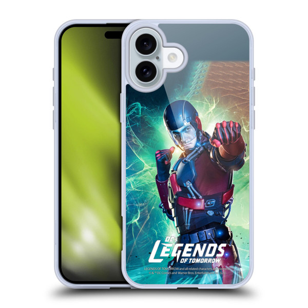 Legends Of Tomorrow Graphics Atom Soft Gel Case for Apple iPhone 16 Plus