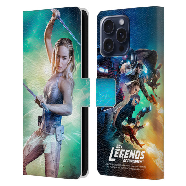 Legends Of Tomorrow Graphics Sara Lance Leather Book Wallet Case Cover For Apple iPhone 16 Pro Max