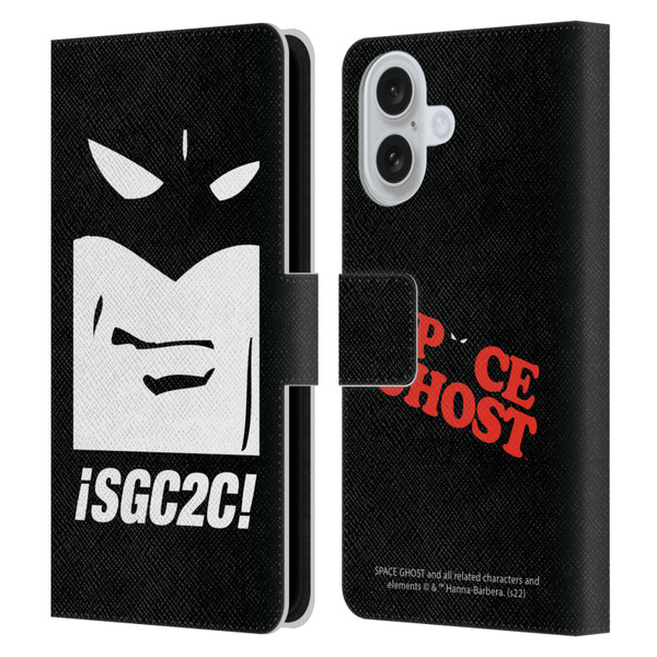 Space Ghost Coast to Coast Graphics Space Ghost Leather Book Wallet Case Cover For Apple iPhone 16