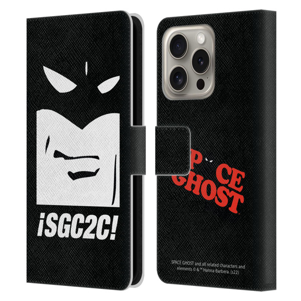 Space Ghost Coast to Coast Graphics Space Ghost Leather Book Wallet Case Cover For Apple iPhone 16 Pro