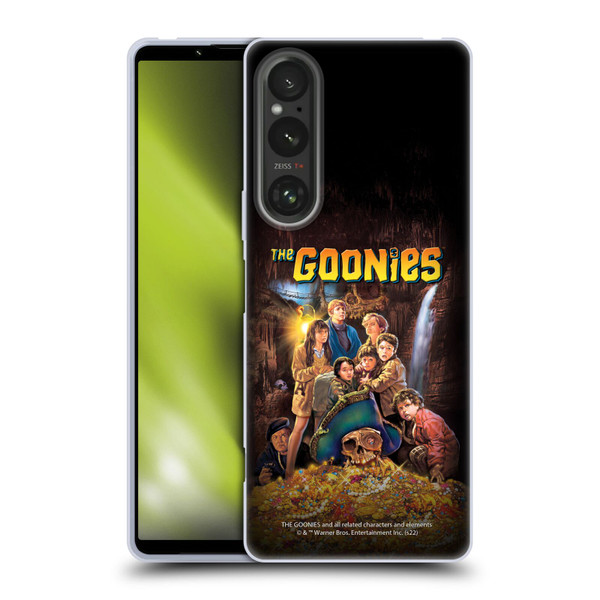 The Goonies Graphics Poster Soft Gel Case for Sony Xperia 1 V 5G