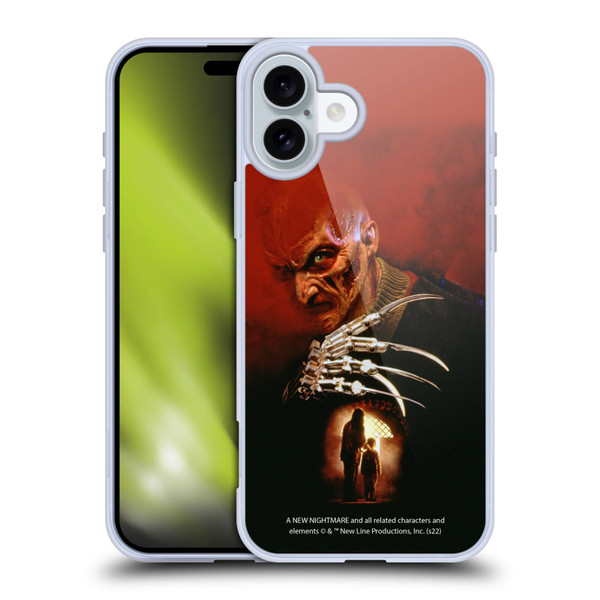 A Nightmare On Elm Street: New Nightmare Graphics Poster Soft Gel Case for Apple iPhone 16 Plus