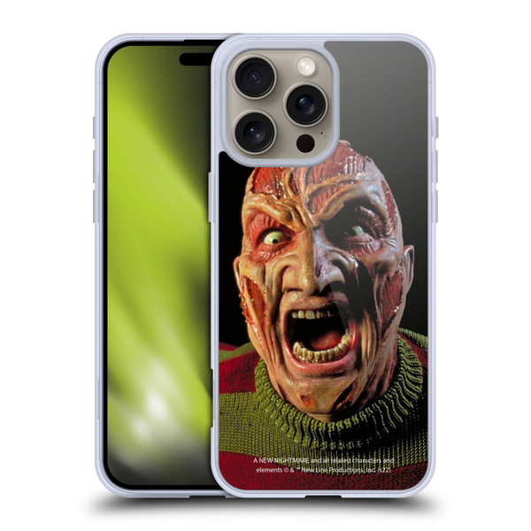 A Nightmare On Elm Street: New Nightmare Graphics Freddy Soft Gel Case for Apple iPhone 16 Pro Max