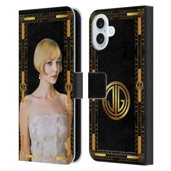 The Great Gatsby Graphics Daisy Leather Book Wallet Case Cover For Apple iPhone 16 Plus