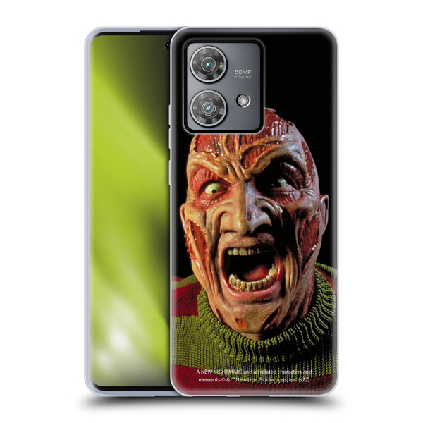 A Nightmare On Elm Street: New Nightmare Graphics Freddy Soft Gel Case for Motorola Edge 40 Neo 5G