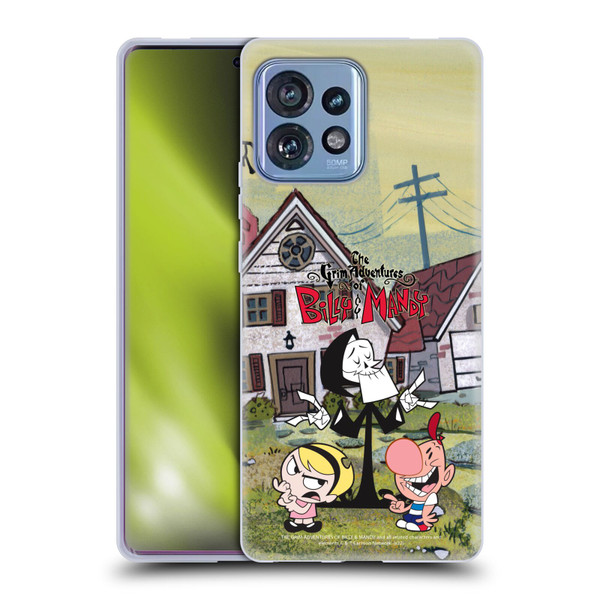 The Grim Adventures of Billy & Mandy Graphics Poster Soft Gel Case for Motorola Moto Edge 40 Pro
