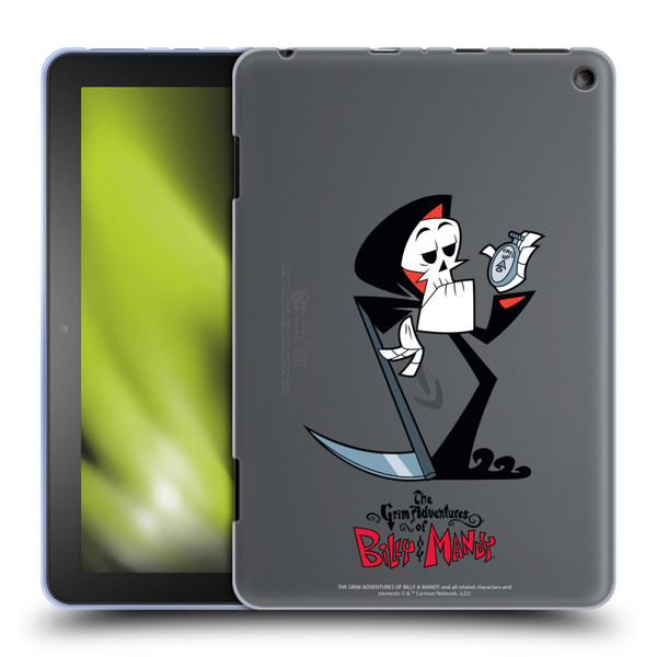 The Grim Adventures of Billy & Mandy Graphics Grim Soft Gel Case for Amazon Fire HD 8/Fire HD 8 Plus 2020