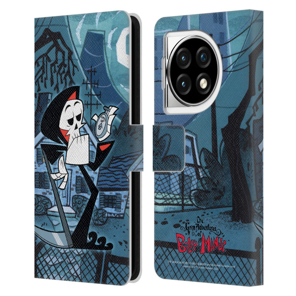 The Grim Adventures of Billy & Mandy Graphics Grim Leather Book Wallet Case Cover For OPPO OnePlus Ace 3 5G