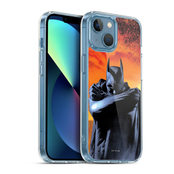 Batman Begins Graphics Character Soft Gel Case for Apple iPhone 13 Mini & MagSafe