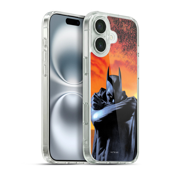 Batman Begins Graphics Character Soft Gel Case for Apple iPhone 16 Plus & MagSafe