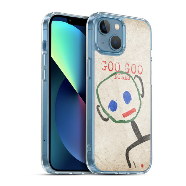 Goo Goo Dolls Graphics Throwback Super Star Guy Soft Gel Case for Apple iPhone 13 Mini & MagSafe