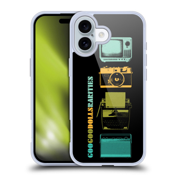 Goo Goo Dolls Graphics Rarities Vintage Soft Gel Case for Apple iPhone 16