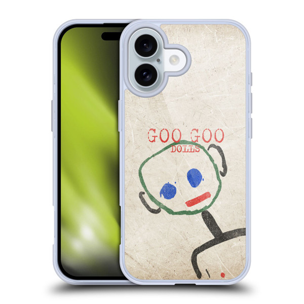 Goo Goo Dolls Graphics Throwback Super Star Guy Soft Gel Case for Apple iPhone 16