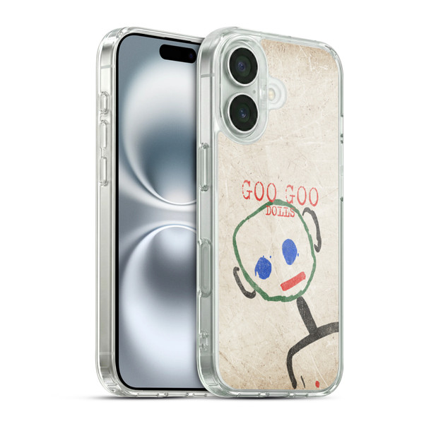 Goo Goo Dolls Graphics Throwback Super Star Guy Soft Gel Case for Apple iPhone 16 & MagSafe