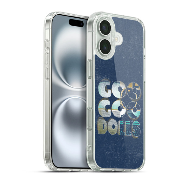 Goo Goo Dolls Graphics Rarities Bold Letters Soft Gel Case for Apple iPhone 16 Plus & MagSafe