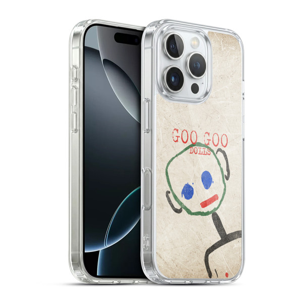 Goo Goo Dolls Graphics Throwback Super Star Guy Soft Gel Case for Apple iPhone 16 Pro & MagSafe