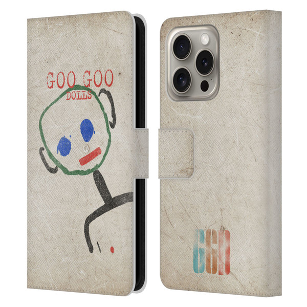 Goo Goo Dolls Graphics Throwback Super Star Guy Leather Book Wallet Case Cover For Apple iPhone 16 Pro