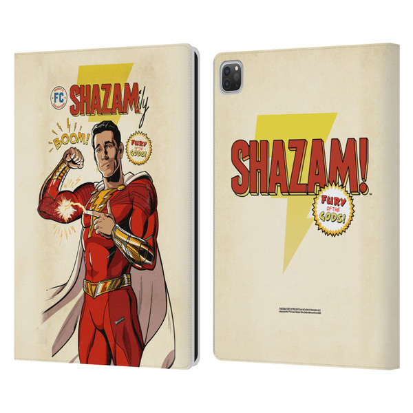 Shazam!: Fury Of The Gods Graphics Comic Leather Book Wallet Case Cover For Apple iPad Pro 13 M4 2024