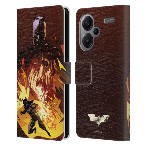 Batman Begins Graphics Scarecrow Leather Book Wallet Case Cover For Xiaomi Redmi Note 13 Pro Plus 5G