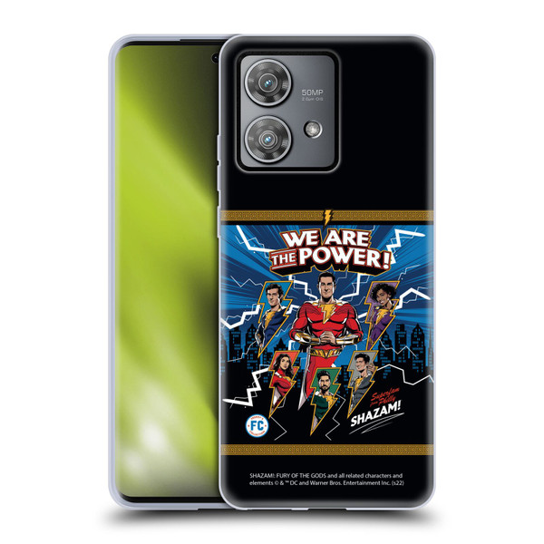 Shazam!: Fury Of The Gods Graphics Character Art Soft Gel Case for Motorola Edge 40 Neo 5G