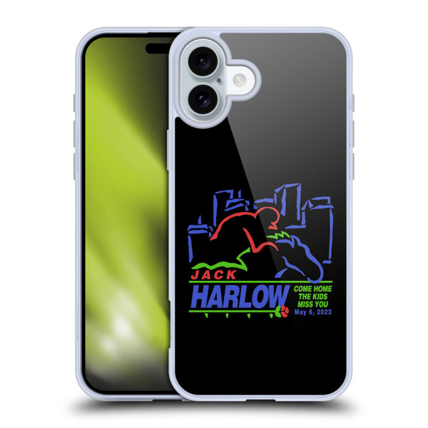 Jack Harlow Graphics Come Home Album Soft Gel Case for Apple iPhone 16 Plus