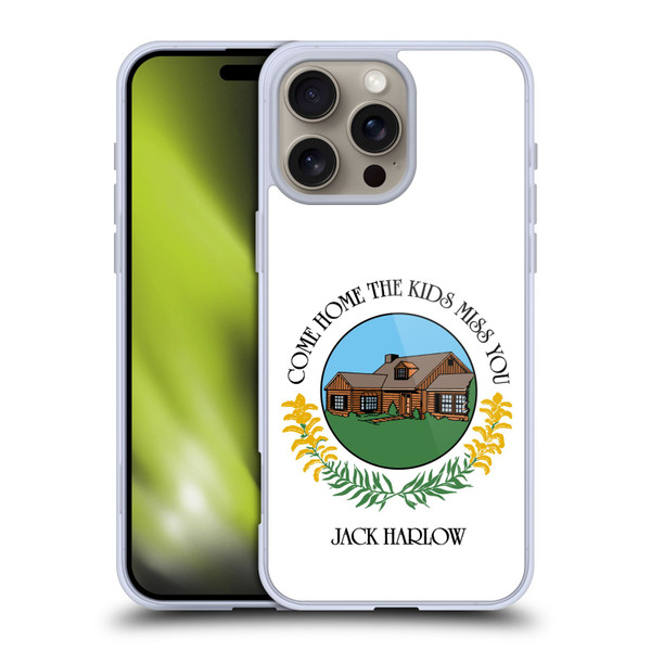 Jack Harlow Graphics Come Home Badge Soft Gel Case for Apple iPhone 16 Pro Max