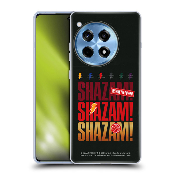 Shazam!: Fury Of The Gods Graphics Logo Soft Gel Case for OPPO OnePlus Ace 3 5G