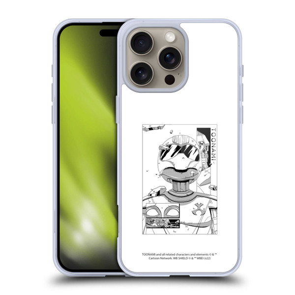 Toonami Graphics Comic Soft Gel Case for Apple iPhone 16 Pro Max