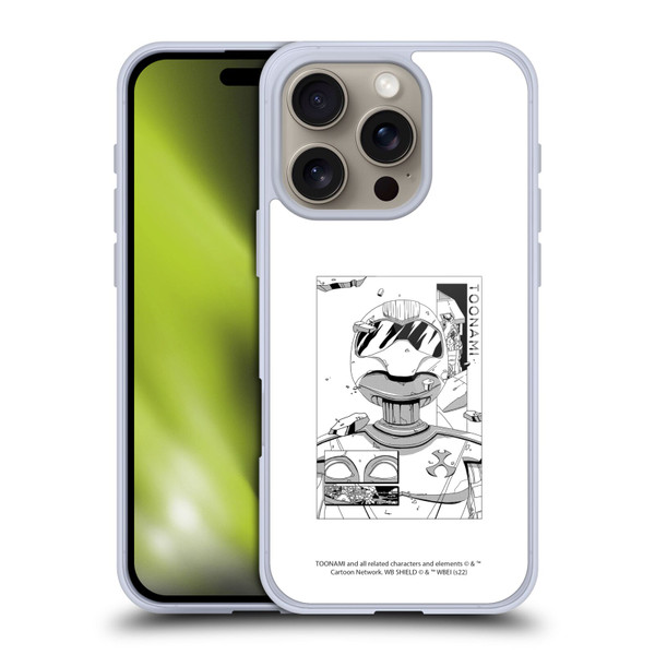 Toonami Graphics Comic Soft Gel Case for Apple iPhone 16 Pro