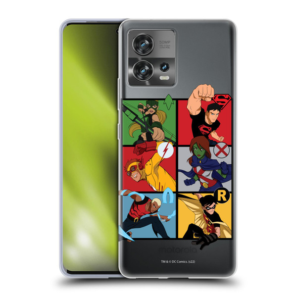 Young Justice Graphics Character Art Soft Gel Case for Motorola Moto Edge 30 Fusion